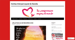 Desktop Screenshot of caritasgandia.org